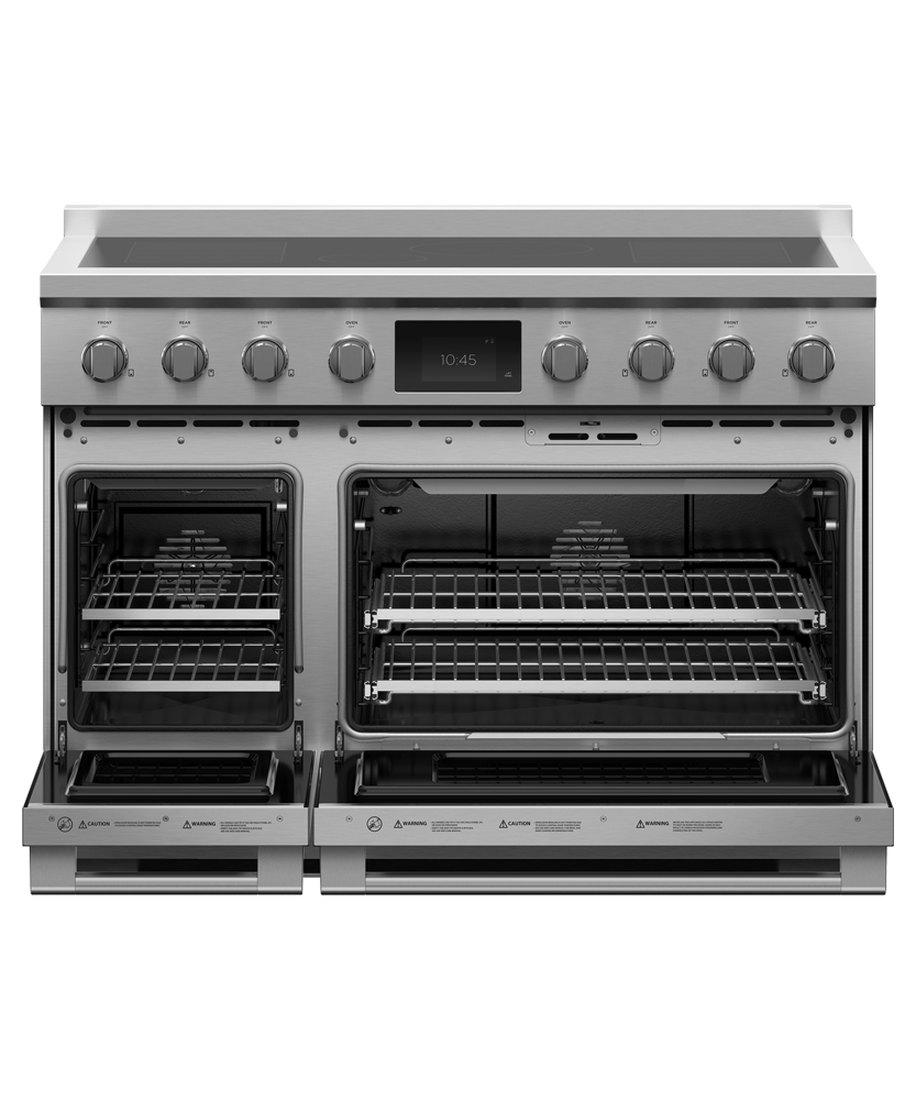 Fisher & Paykel RIV3-486 range angled studio view