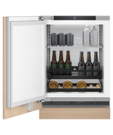 Fisher & Paykel RS2435SBL1 24" Series 9 Integrated Beverage Center, 4.6 cu. ft., Panel Ready Solid Door, Left Hinge (Reversible Door) - Detail View