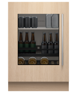 Fisher & Paykel RS2435SBLT1 24" Series 9 Integrated Beverage Center, 4.6 cu. ft., Panel Ready Glass Door, Left Hinge (Reversible Door) - Detail View