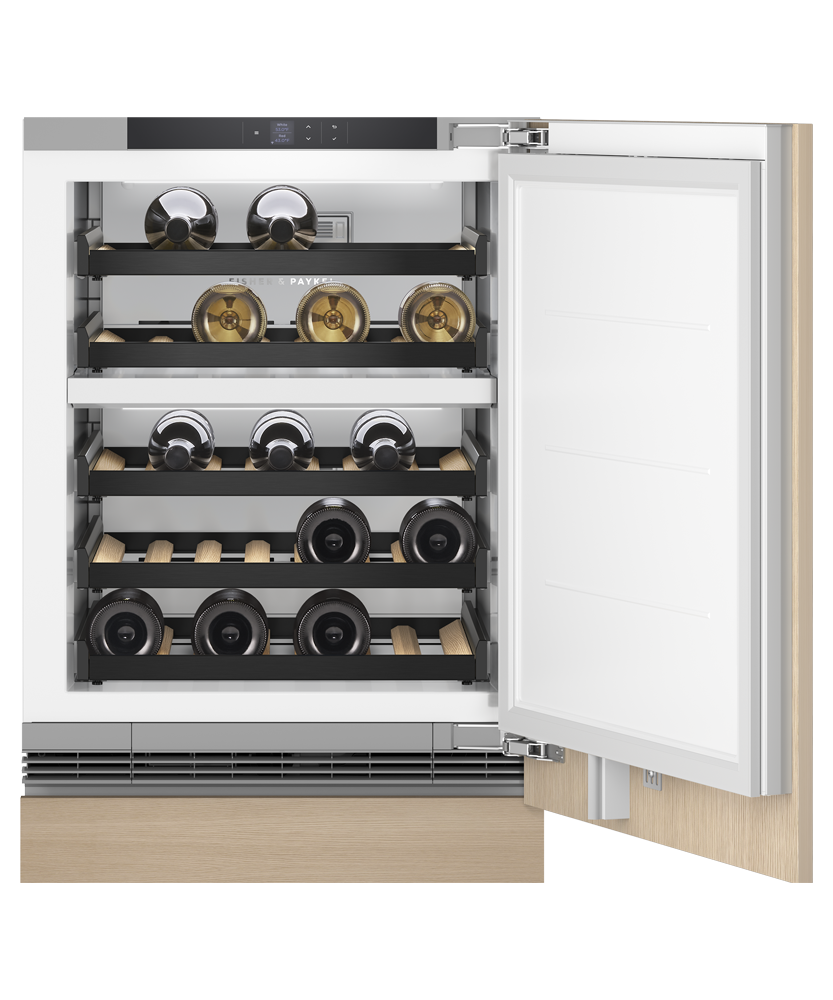 Fisher & Paykel RS2435V2R1 Integrated Wine Cabinet, Panel Ready - interior view