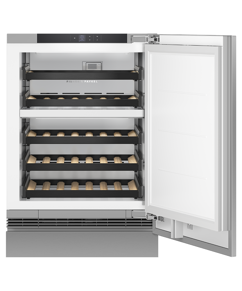 Fisher & Paykel RS2435V2R1 Integrated Wine Cabinet - angled view