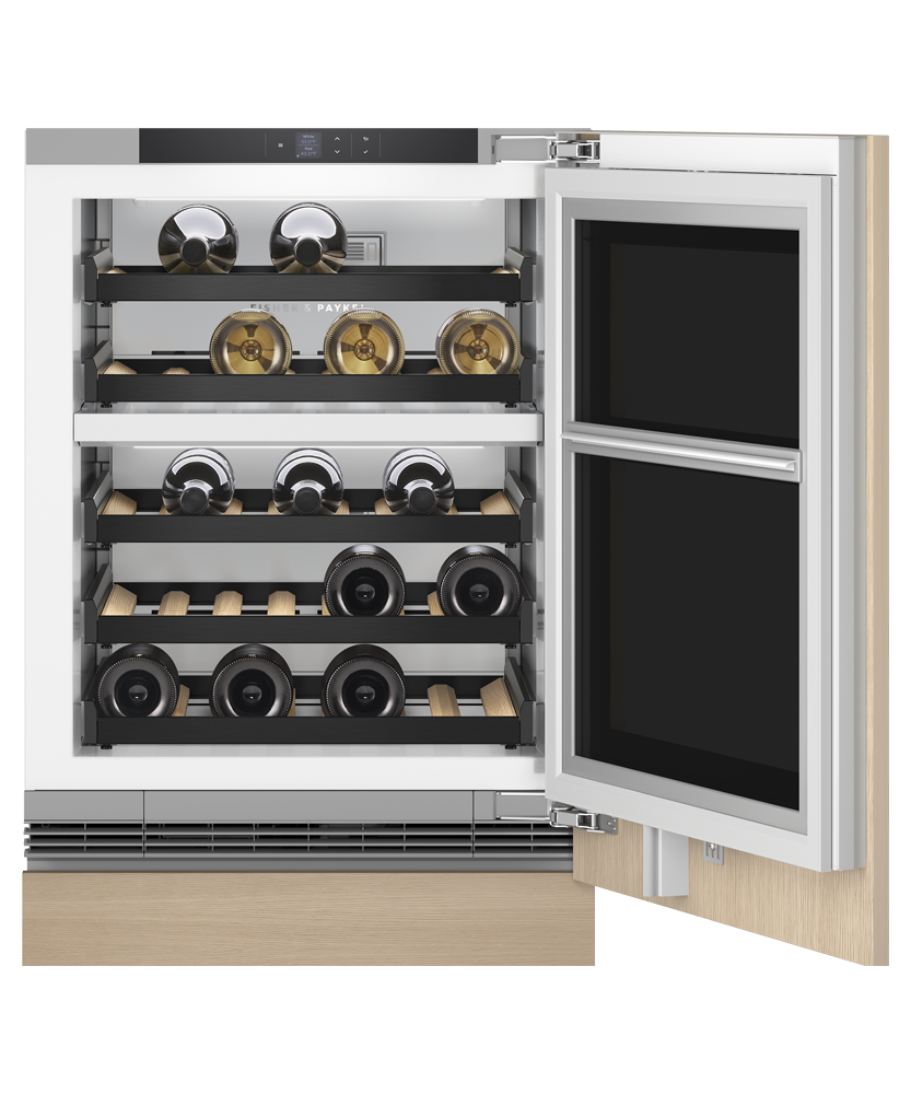 Fisher & Paykel RS2435V2RT1 Integrated Wine Cabinet, Panel Ready - interior view