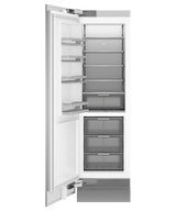 Fisher & Paykel RS2484SLHE1 column refrigerator angled studio view