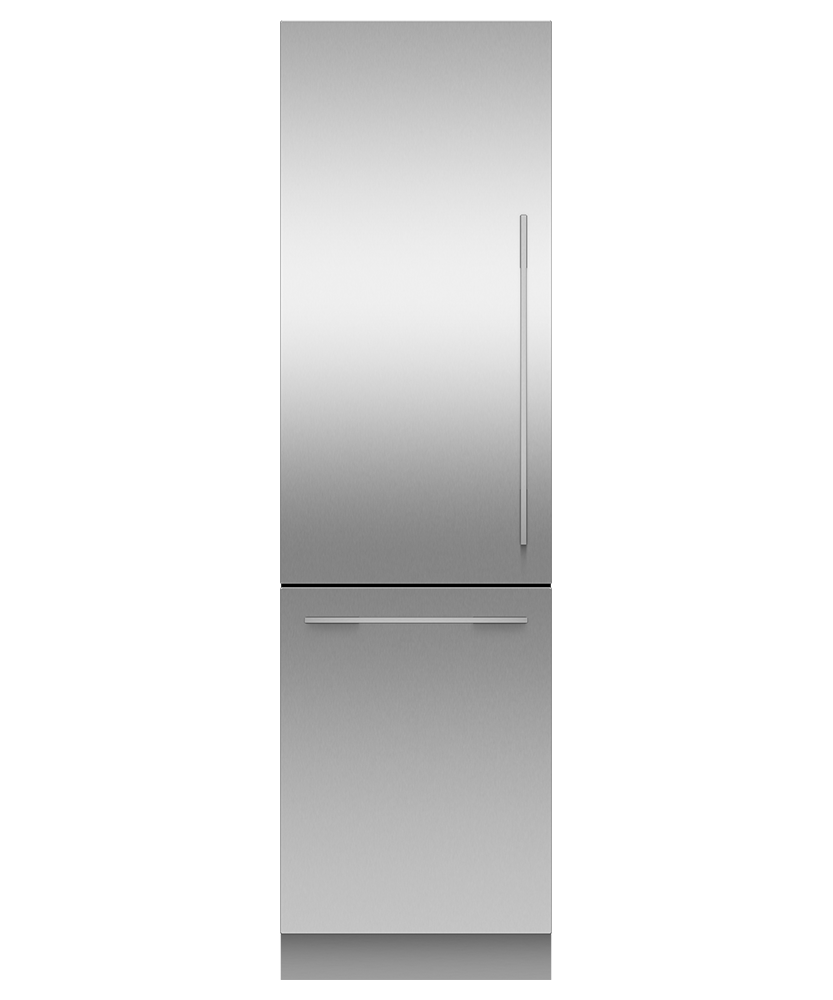 Fisher & Paykel RS2484WLUE1 24" Series 11 Integrated Column Refrigerator Freezer, Ice & Water, Panel Ready, Left Hinge - Front View