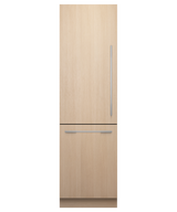 Fisher & Paykel RS2484WLUE1 24" Series 11 Integrated Column Refrigerator Freezer, Ice & Water, Panel Ready, Left Hinge - Front View