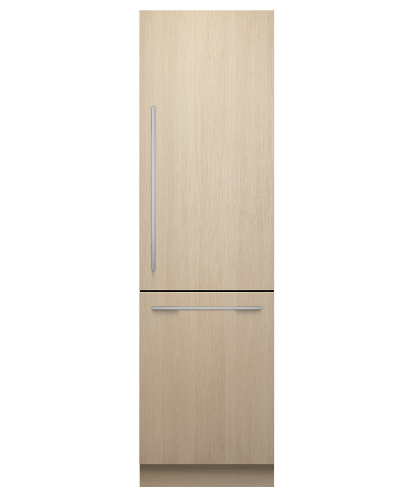 Fisher & Paykel RS2484WRUE1 24" Series 11 Integrated Column Refrigerator Freezer, Ice & Water, Panel Ready, Right Hinge - Front View