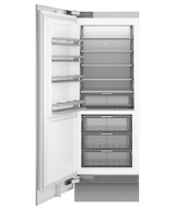 Fisher & Paykel RS3084SLHE1 column refrigerator angled studio view