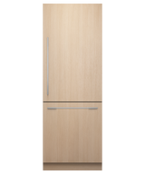 Fisher & Paykel RS3084WRUE1 30" Series 11 Integrated Column Refrigerator Freezer, Ice & Water, Panel Ready, Right Hinge - Front View