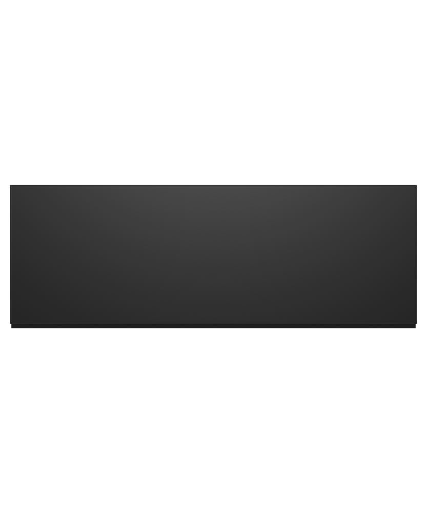 Fisher & Paykel VB30SMB3 30-inch Minimal Vacuum Drawer Black Glass - Front View