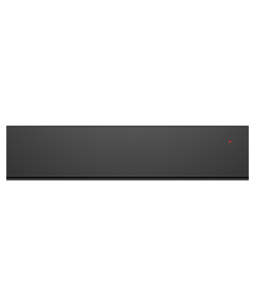 Fisher & Paykel WB24SDB1-SET 24-inch Contemporary Warming Drawer, Black Glass - Front View