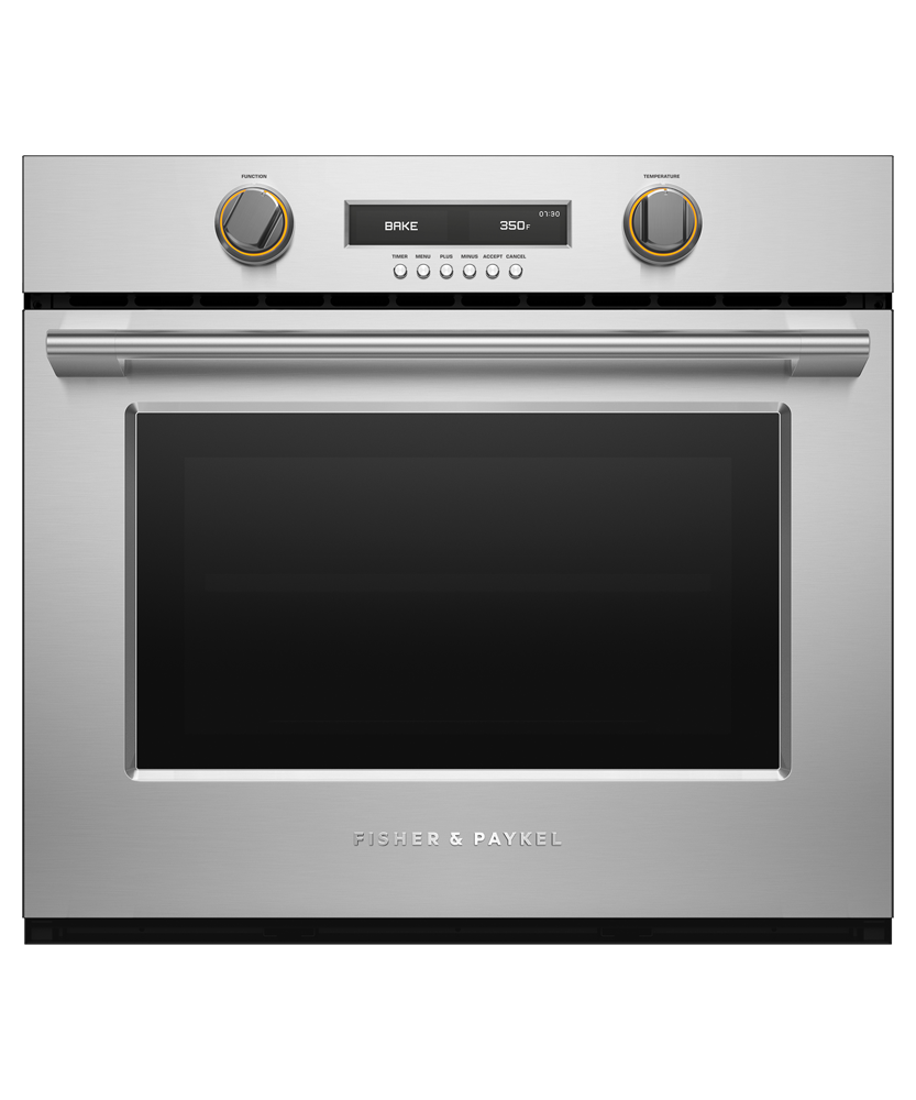 Fisher & Paykel WOSV3-30 30" Series 7 Professional Self-Cleaning Oven, 10 Function - Front View