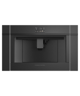 Fisher & Paykel EB24DSXBB1 24-inch Minimal Built-in Coffee Maker, Black - Front View