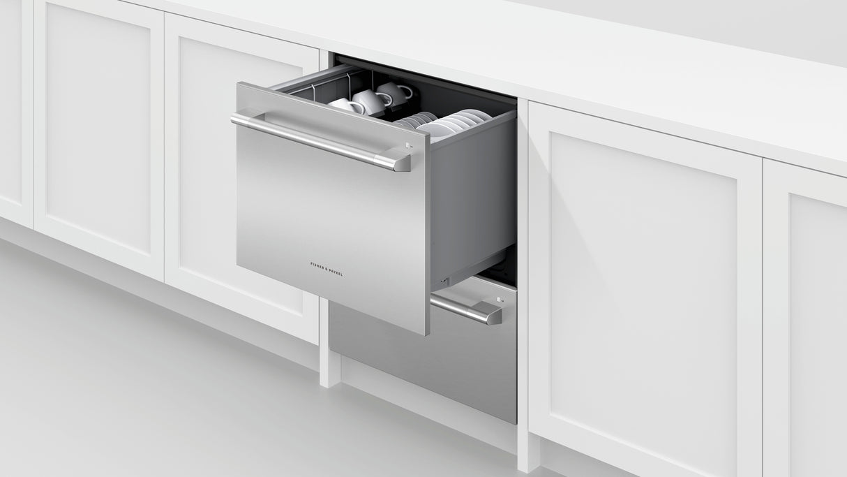 Fisher & Paykel DD24DV2T9_N Series 9 Professional Tall Double DishDrawer Dishwasher, Stainless Steel - Image 2