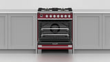 Fisher & Paykel OR30SCG6R1 30-inch Classic Dual Fuel Range, Red - Image 7