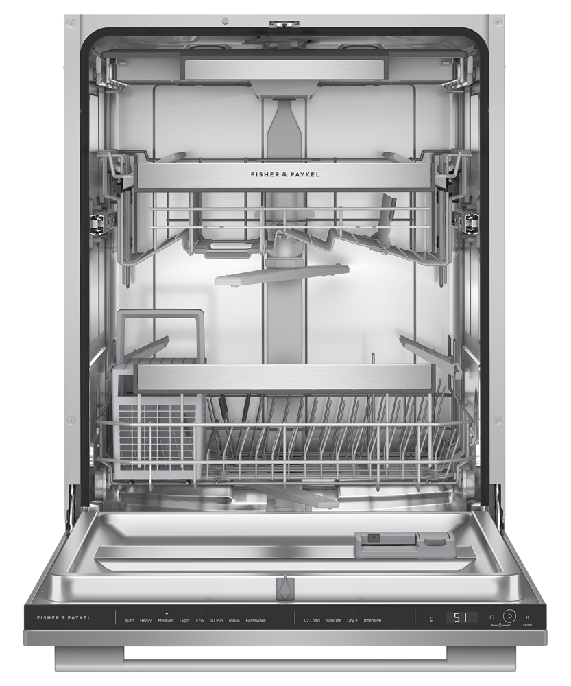 Fisher & Paykel DW24UDT4X4 Contemporary Tall Built-in Dishwasher - Image 2