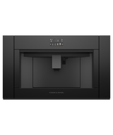Fisher & Paykel EB30MSB3 30-inch Minimal Built-In Coffee Maker Black Glass - Front View