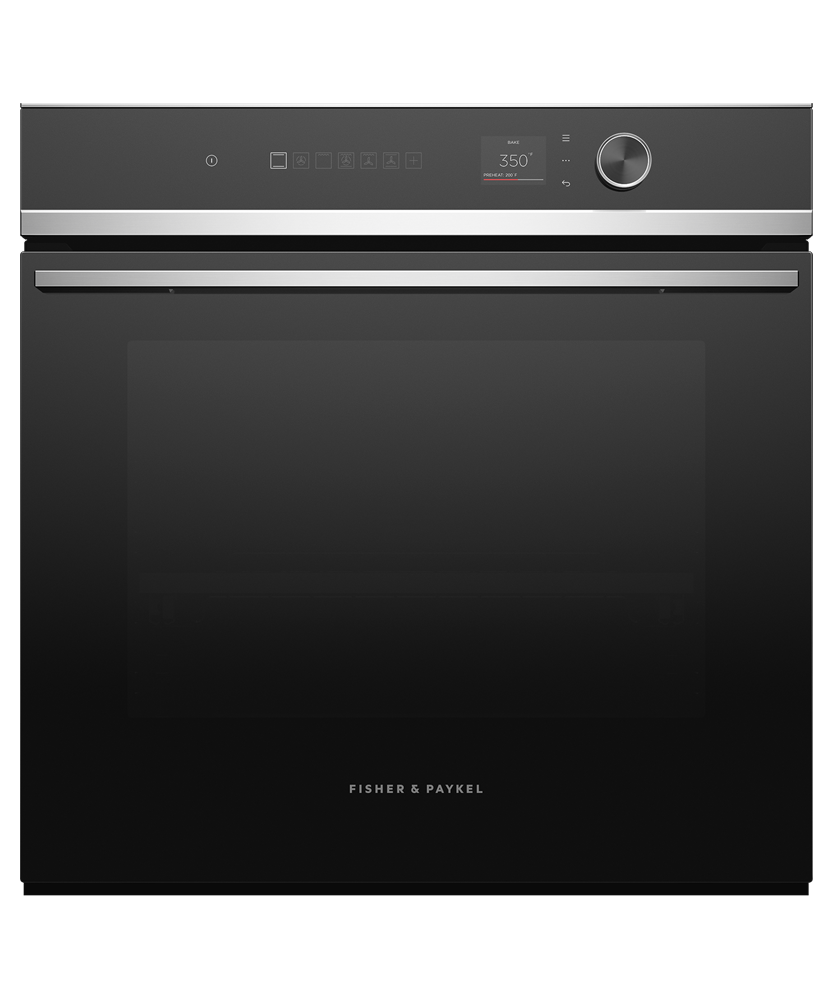 Fisher & Paykel OB24SD16PLX1 24" Series 7 Contemporary Self-Cleaning Oven, 16 Function - Product Detail View
