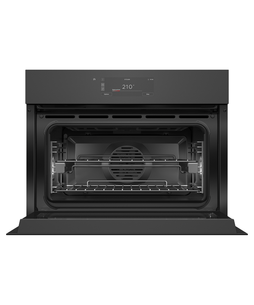 Fisher & Paykel OS24NAMHUNB5 Minimal Handleless Combi-Steam Oven - Angle View