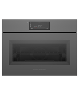 Fisher & Paykel OS24NAMHUNG5 24-inch Minimal Handleless Compact Combi-Steam Oven - Front View