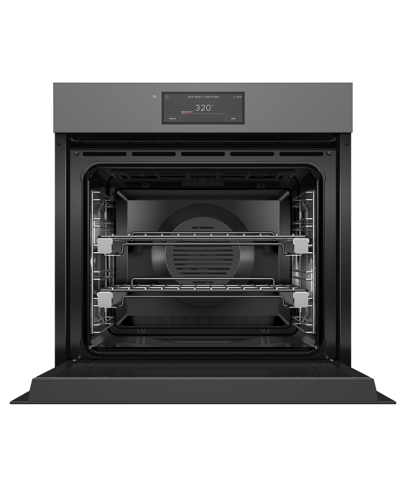 Fisher & Paykel OS24SAMHUNG5 Minimal Handleless Combi-Steam Oven - Angle View