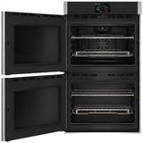 GE Profile PTD700LSZSS double wall oven angled view