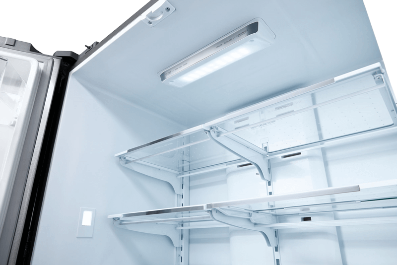 Thor Kitchen 36 Inch Professional French Door Refrigerator With Freezer Drawers - Model Trf3602 - (TRF3602) - THOR KITCHEN