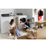GE(R) 7.4 cu. ft. Capacity Electric Dryer with Up To 120 ft. Venting and Sensor Dry - (GTD58EBSVWS)