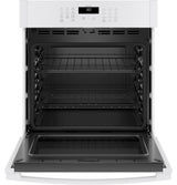 GE JKS3000DNWW - 27 in. 4.3 cu. ft. Smart Electric Single Wall Oven - White