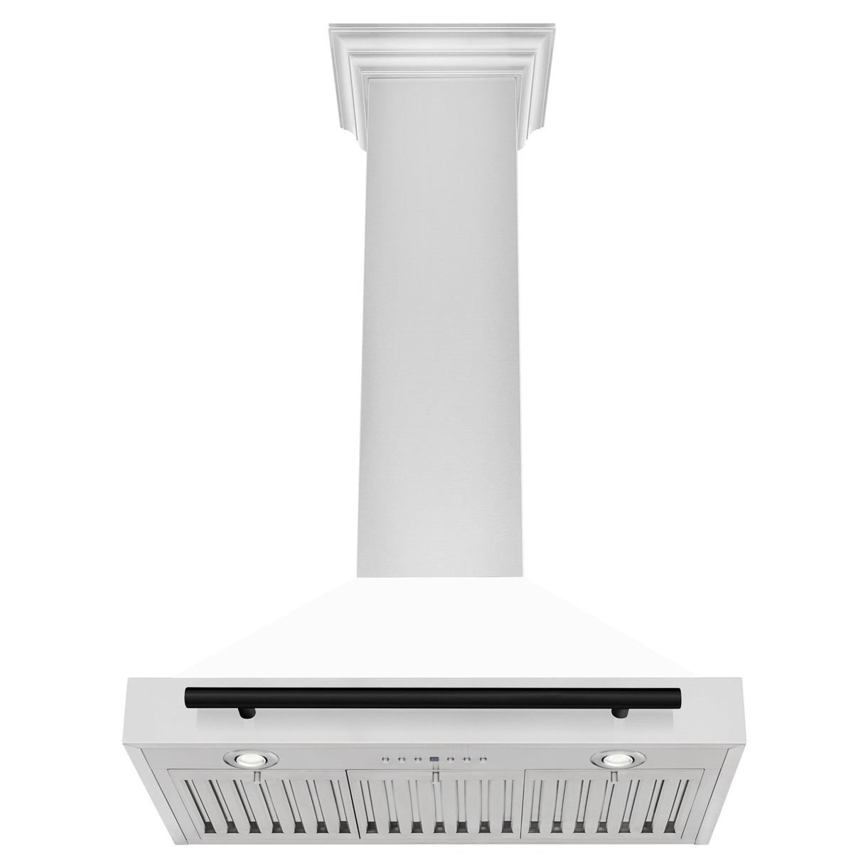 ZLINE 30 in. Autograph Edition Convertible Stainless Steel Range Hood with White Matte Shell [Color: Matte Black] - (KB4STZWM30MB)