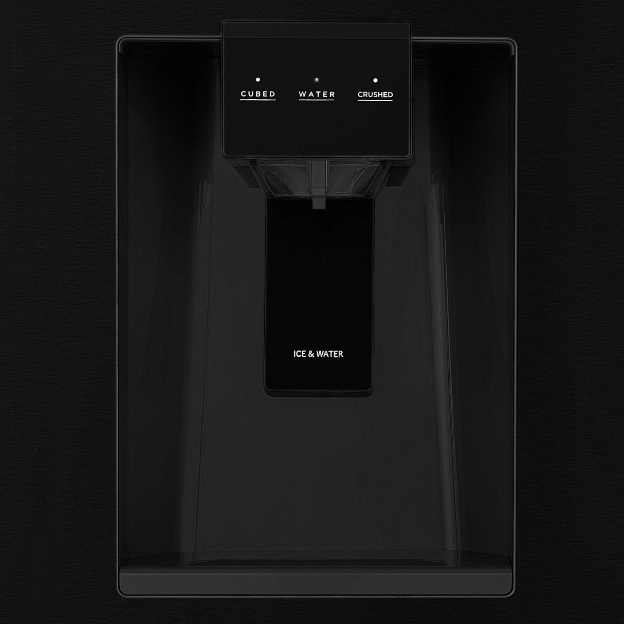 ZLINE 36" Autograph Edition 21.6 cu. ft 4-Door French Door Refrigerator with Water and Ice Dispenser in Fingerprint Resistant Black Stainless Steel with Traditional Handles [Color: Gold Accents] - (RFMZW36BSG)