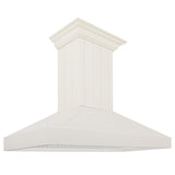 ZLINE Wooden Wall Mount Range Hood in Cottage White - Includes Motor (KPTT) - (KPTT30)