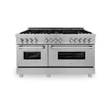 ZLINE RAS-SN-BR-60 Dual Fuel Range in DuraSnow Stainless Steel - image 1