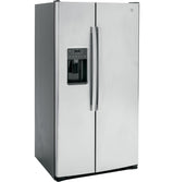 GE GSS25GYPFS - 36 in. 25.3 cu. ft. Side by Side Refrigerator with Ice & Water Dispenser - Fingerprint Resistant Stainless