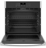 GE JTS3000SNSS - 30 in. 5 ft Smart Built-In Self-Clean Single Wall Oven with Never-Scrub Racks - Stainless Steel