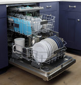 GE(R) ENERGY STAR(R) Top Control with Stainless Steel Interior Dishwasher with Sanitize Cycle & Dry Boost with Fan Assist - (GDT665SSNSS)