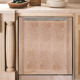 ZLINE 24 in. Top Control Dishwasher with Stainless Steel Tub and Traditional Style Handle, 52dBa (DW-24) [Color: Unfinished Wood] - (DWUFH24)