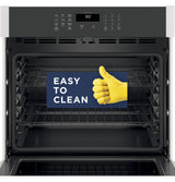 GE JTS3000SNSS - 30 in. 5 ft Smart Built-In Self-Clean Single Wall Oven with Never-Scrub Racks - Stainless Steel