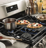 GE JGBS66REKSS - 30 in. 5 cu. ft. Gas Range with 5 Sealed Burners & Griddle - Stainless Steel