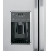 GE GSS25GYPFS - 36 in. 25.3 cu. ft. Side by Side Refrigerator with Ice & Water Dispenser - Fingerprint Resistant Stainless