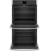 GE JTD3000SNSS - 30 in. 10 ft. Smart Built-In Self-Clean Double Wall Oven with Never-Scrub Racks - Stainless Steel