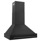 ZLINE Black Stainless Steel Range Hood with Black Stainless Steel Handle and Size Options(BS655-BS) - (BS65536BS)