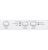 GE GDT226SGLWW - 24 in. Top Control Flush-Mount Dishwasher with 51 dBa Sound Level & Condensate Dry - White