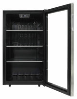 Danby 4.5 cu. ft. Free-Standing Beverage Center in Stainless Steel - (DBC045L1SS)