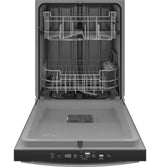 GE GDT550PYRFS - 24 in. Top Control Flush-Mount Dishwasher with 52 dBa Sound Level & Dry Boost - Fingerprint Resistant Stainless