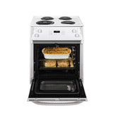 GE JM250DTWW - 27 in. 3 cu. ft. Drop-In Electric Range with Coil Burners - White