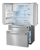 Thor Kitchen 36 Inch Professional French Door Refrigerator With Ice and Water Dispenser - Model Trf3601fd - (TRF3601FD) - THOR KITCHEN