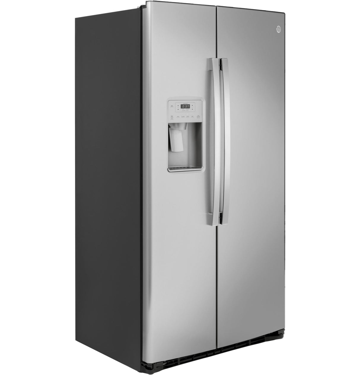 GE GZS22IYNFS - 36 in. 21.8 cu. ft. Counter Depth Side by Side Refrigerator with Ice & Water Dispenser - Fingerprint Resistant Stainless