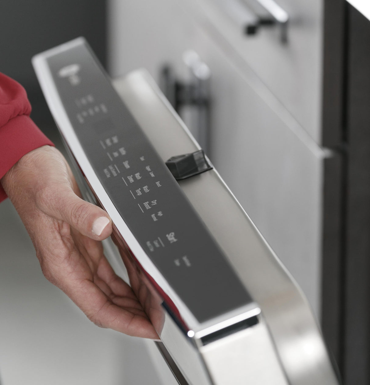 GE Profile(TM) ENERGY STAR(R) Fingerprint Resistant Top Control with Stainless Steel Interior Dishwasher with Sanitize Cycle & Dry Boost with Fan Assist - (PDT715SYNFS)