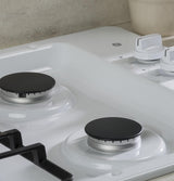 GE JGP3030DLWW - 30 in. 4-Burner Natural Gas Cooktop with Simmer Burner & Power Burner - White