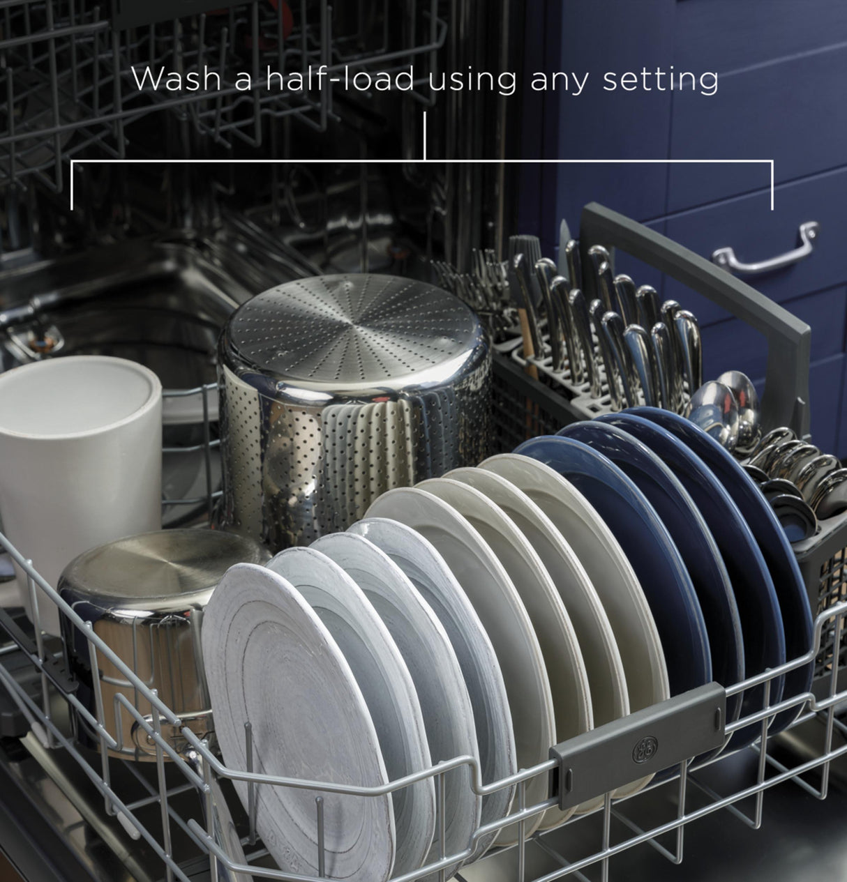GE(R) ENERGY STAR(R) Top Control with Stainless Steel Interior Dishwasher with Sanitize Cycle & Dry Boost with Fan Assist - (GDT665SSNSS)
